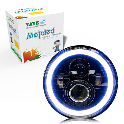 7 Inch Motorcycle LED Headlight 6500LM 6500K for Harley Davidson with Aviation Aluminum Housing