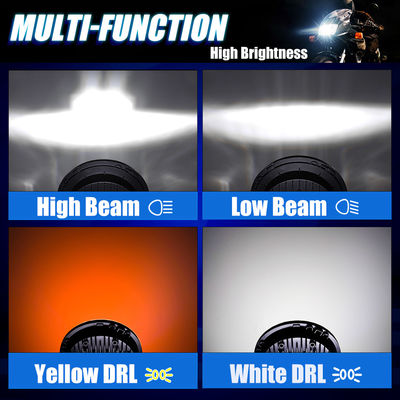 7 Inch Motorcycle LED Headlight 6500LM 6500K for Harley Davidson with Aviation Aluminum Housing