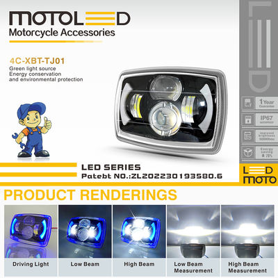 CD70 Motorcycle LED Headlight with 1 Year Warranty 30W Power and 3000LM Luminous Flux for 70cc Bikes