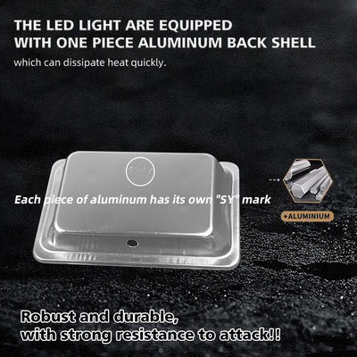 CG125 Motorcycle LED Headlight with Red Skull DRL 18LED Chip and 50000 Hours Lifespan