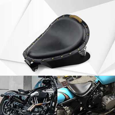 Motorcycle Universal Black Brown Driver Solo Seat Spring Bracket Mounting Kit Solo Driver Sportster Seat Bobber Single Seat