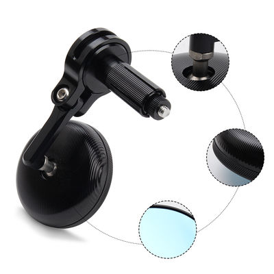Blue Large Circular Handle Mirror 22MM Motorcycle Rearview Mirror Motorcycle Universal Accessories Motorcycle Modification Parts