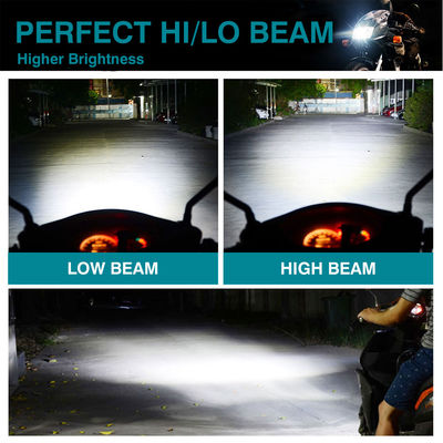 YAYE New Arrival 6 Light Built-in Drive Hi/Lo Beam Flash Motorcycle LED Headlight