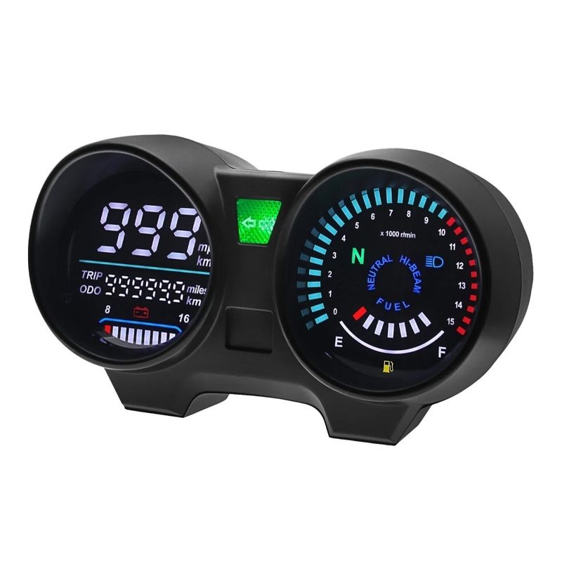 Motorcycle Speedometer LED Digital Dashboard for CG125 RPM Meter Moto Dashboard Digital Panel for TITAN 150 Honda CG150 Fan150
