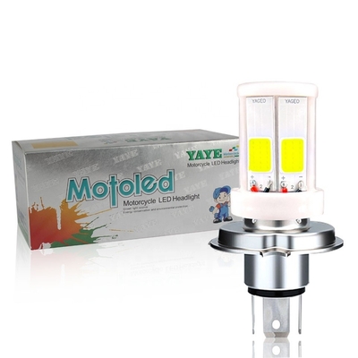 2400lm 50000 ώρες H4 HS1 BA20D H6 P15D H6M 4 COB Κεραμικό LED κεφαλής Φως λάμπα ομίχλης