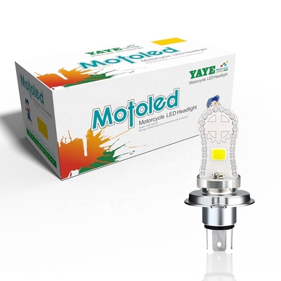 AC/DC8-80V H4 HS1 BA20D H6 COB LED προβολέας μοτοσυκλέτας λαμπτήρας με βάση από αλουμίνιο
