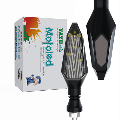 DC12V Ηλεκτρική τάση Αδιάβροχη μοτοσυκλέτα LED σήμα στροφής Φως 2PCS εντός 120mm * 30mm
