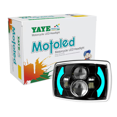 CD70 Φώτα LED μοτοσυκλέτας 12V 70cc με DRL Λευκό Μπλε Φως